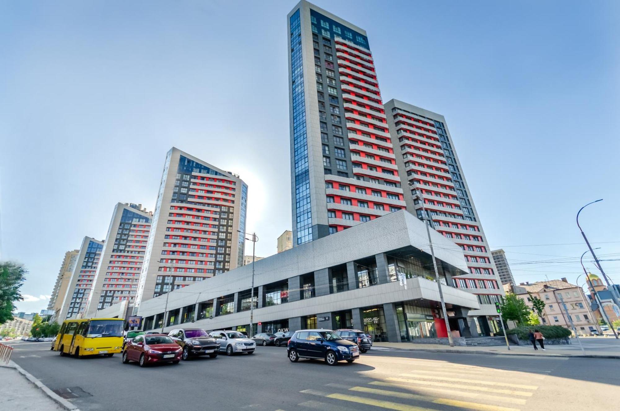 Petrovdom 205-206 Panoramic City View Apartments At Rc Kvartet, Central Railway Station Kiev Ngoại thất bức ảnh
