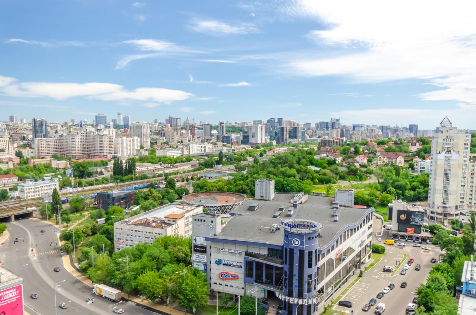 Petrovdom 205-206 Panoramic City View Apartments At Rc Kvartet, Central Railway Station Kiev Ngoại thất bức ảnh